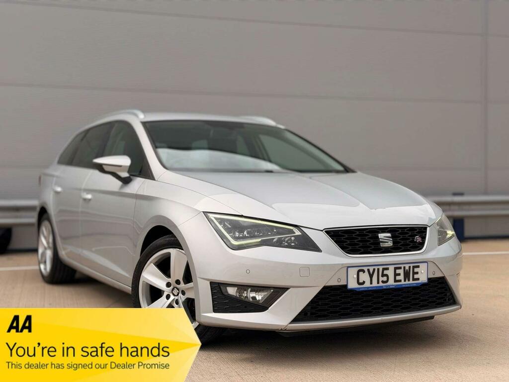 Seat Leon 2.0 Tdi Cr Fr Sport Tourer Euro 5 Ss Silver