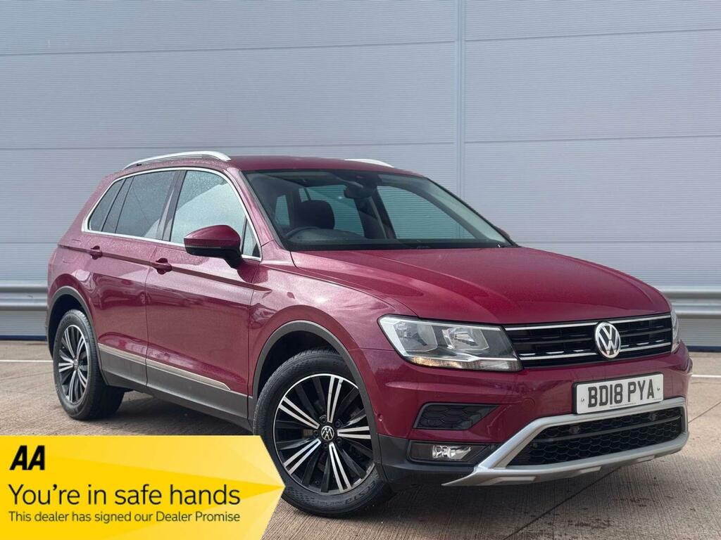 Volkswagen Tiguan 2.0 Tdi Se Navigation Dsg 4Motion Euro 6 Ss Red
