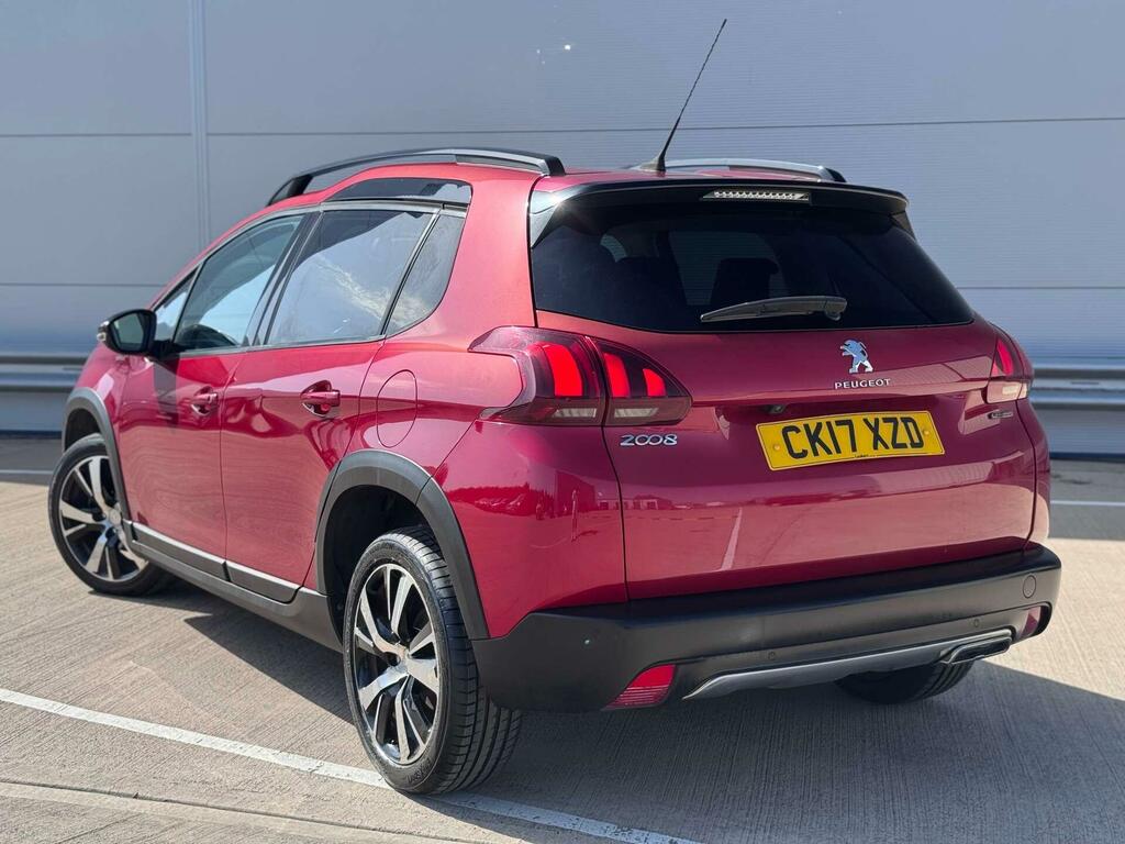 Peugeot 2008 1.6 Bluehdi Gt Line Euro 6 Ss CK17XZD Red #4
