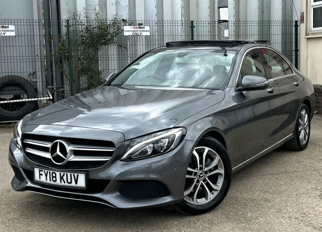 Mercedes-Benz C Class 1.6 C200d Sport Premium Saloon G-tron Grey #4