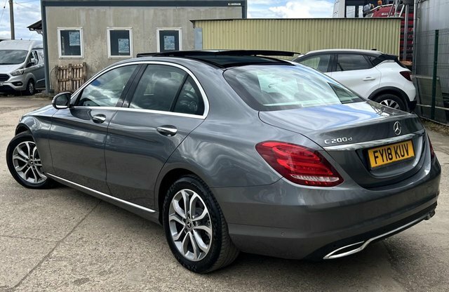 Mercedes-Benz C Class 1.6 C200d Sport Premium Saloon G-tron Grey #6