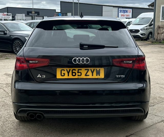 Audi A3 1.4 Tfsi Cod S Line Hatchback S Tronic GY65ZYW Black #6
