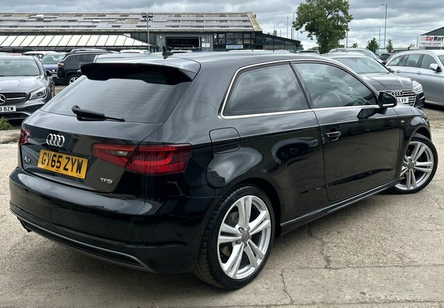 Audi A3 1.4 Tfsi Cod S Line Hatchback S Tronic GY65ZYW Black #3