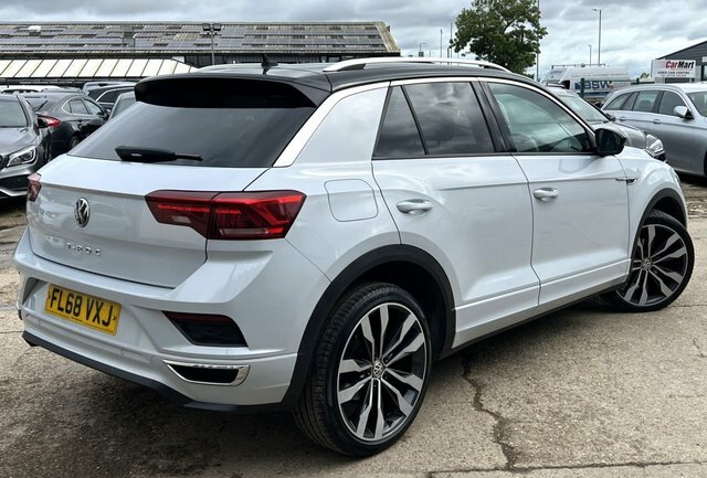 Volkswagen T-Roc 1.5 Tsi Gpf Evo R-line Suv Dsg Euro 6 FL68VXJ Silver #3