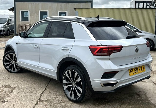 Volkswagen T-Roc 1.5 Tsi Gpf Evo R-line Suv Dsg Euro 6 FL68VXJ Silver #4