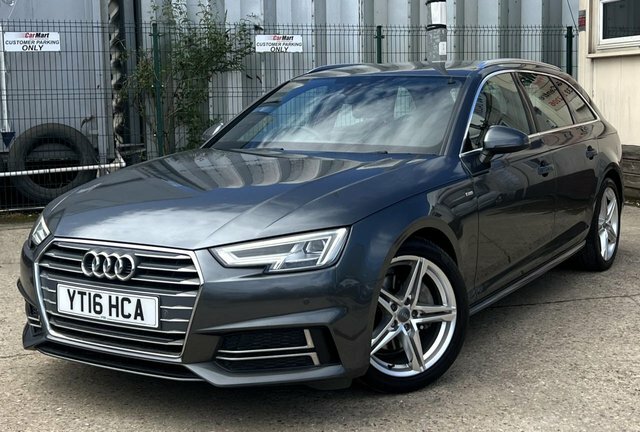 Audi A4 Avant 2.0 Tdi S Line Estate S Tronic Euro 6 YT16HCA Grey #2