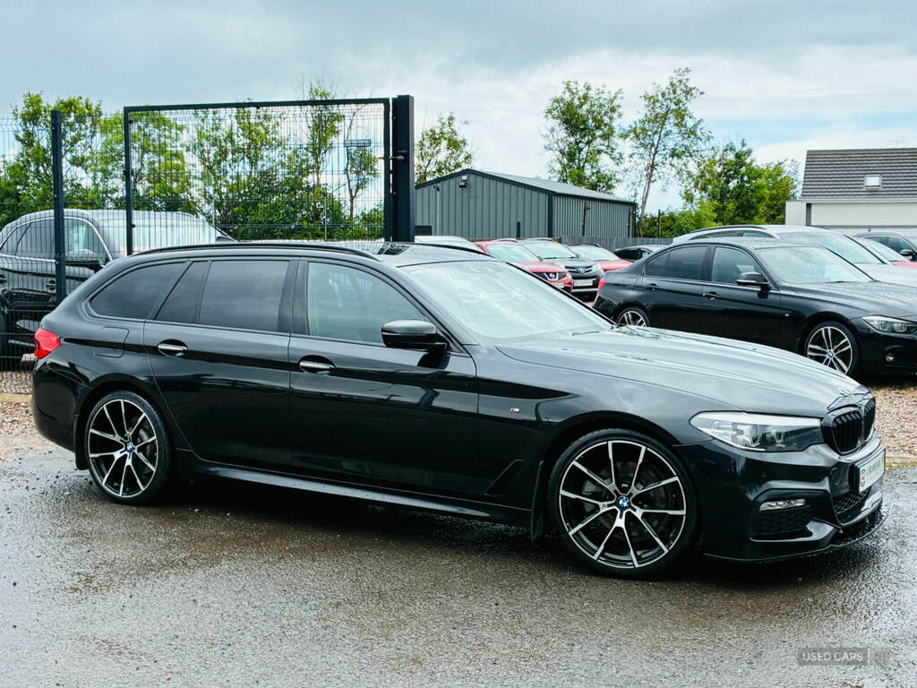 BMW 5 Series 530D M Sport U718 Ulez Black #1