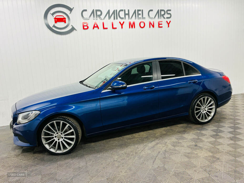 Mercedes-Benz C Class C220d Se Executive Edition LM66FFE Blue