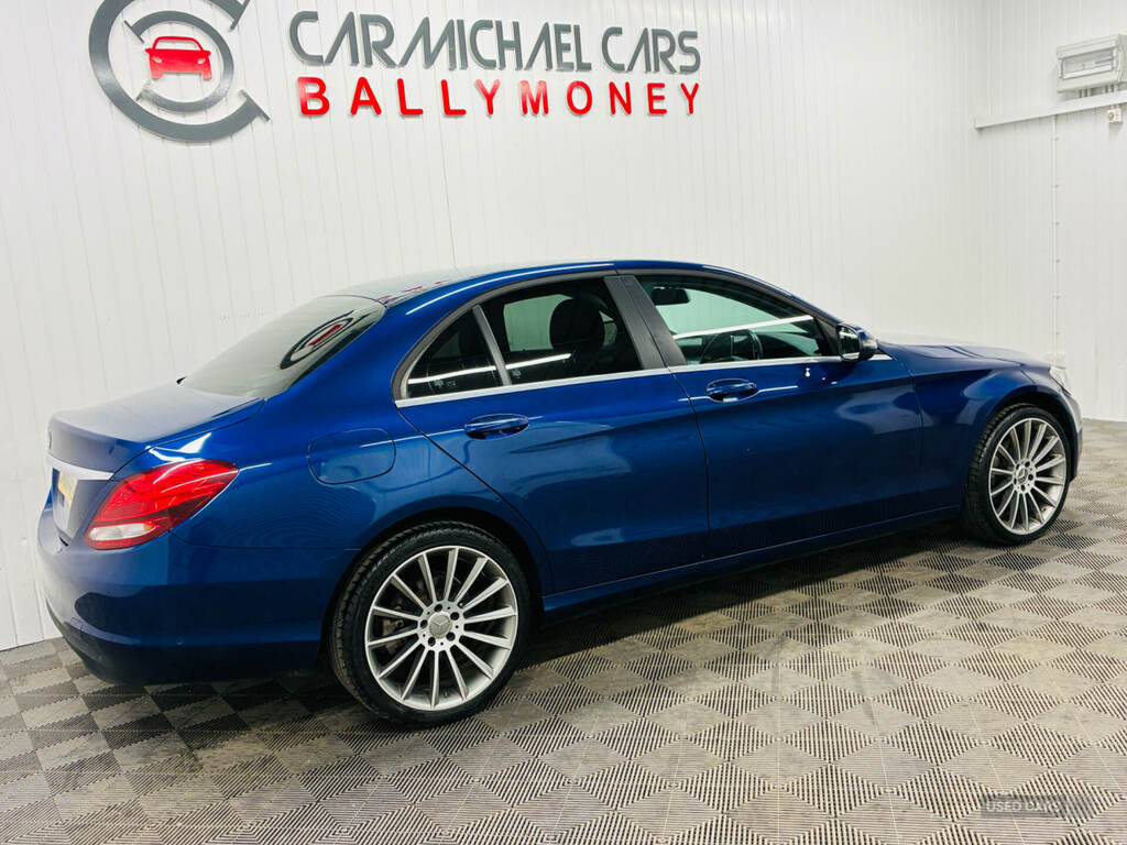 Mercedes-Benz C Class C220d Se Executive Edition LM66FFE Blue #6