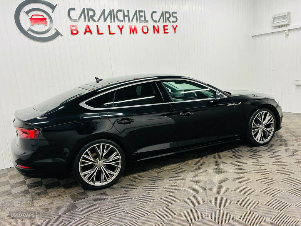 Audi A5 2.0 Tdi Ultra Sport YY67OOU Black #6