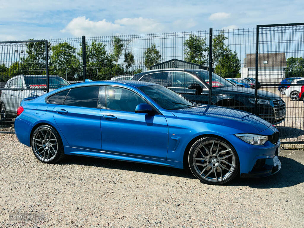 BMW 4 Series 430D M Sport Professional Media Blue