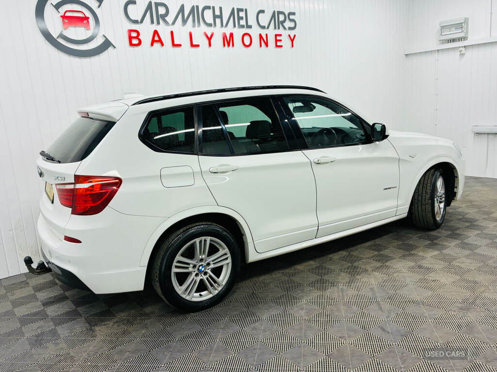 BMW X3 Xdrive20d M Sport Step White #4