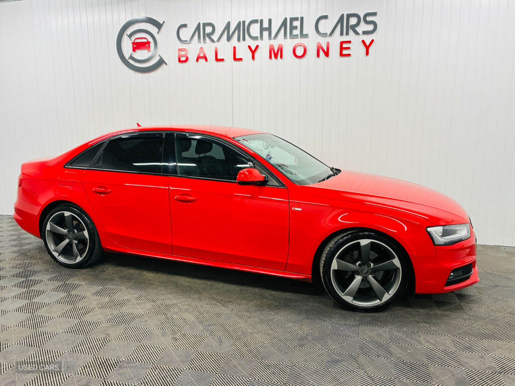 Audi A4 2.0 Tdi Ultra 163 S Line Nav Red