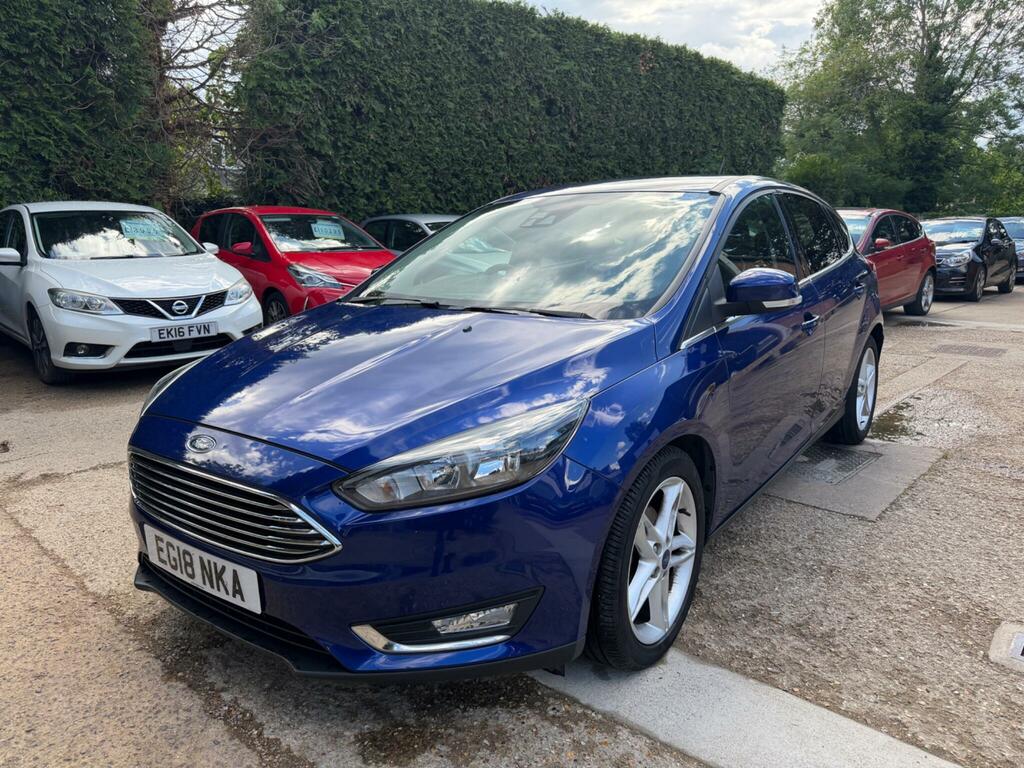 Ford Focus 1.0T Ecoboost Titanium Euro 6 Ss EG18NKA Blue #3