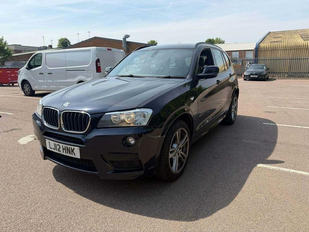 BMW X3 2.0 20D M Sport Steptronic Xdrive Euro 5 Ss LJ12HNK Black #3