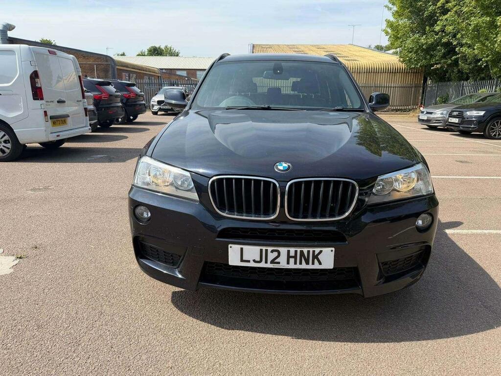 BMW X3 2.0 20D M Sport Steptronic Xdrive Euro 5 Ss LJ12HNK Black #2