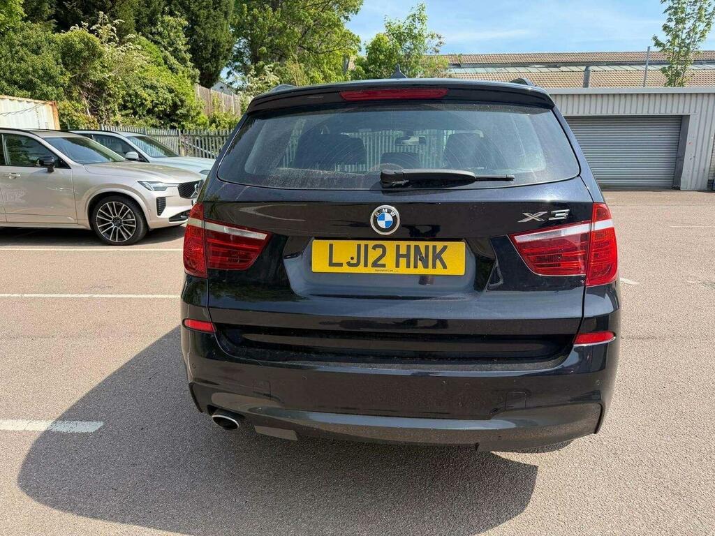 BMW X3 2.0 20D M Sport Steptronic Xdrive Euro 5 Ss LJ12HNK Black #6