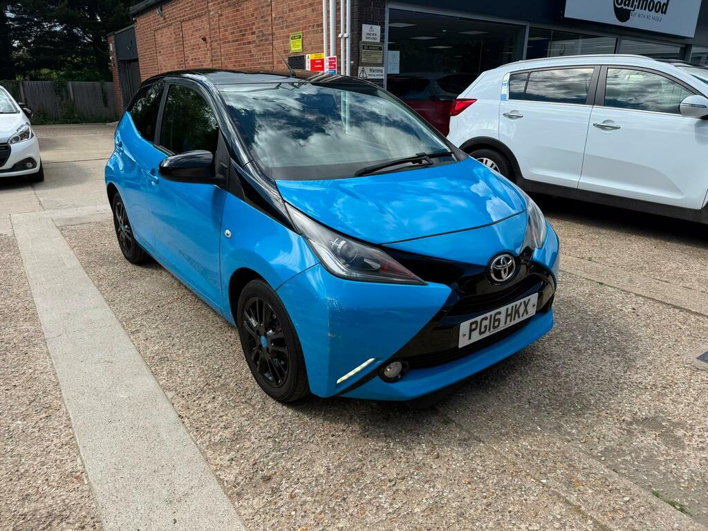 Toyota Aygo 1.0 Vvt-i X-cite Euro 6 PG16HKX Blue #6