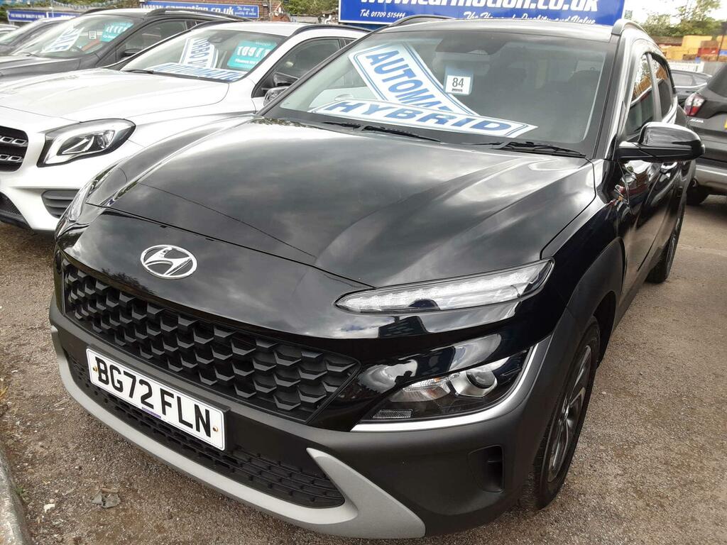 Hyundai Kona 1.6 Kona Se Connect Gdi Hev BG72FLN Black #3