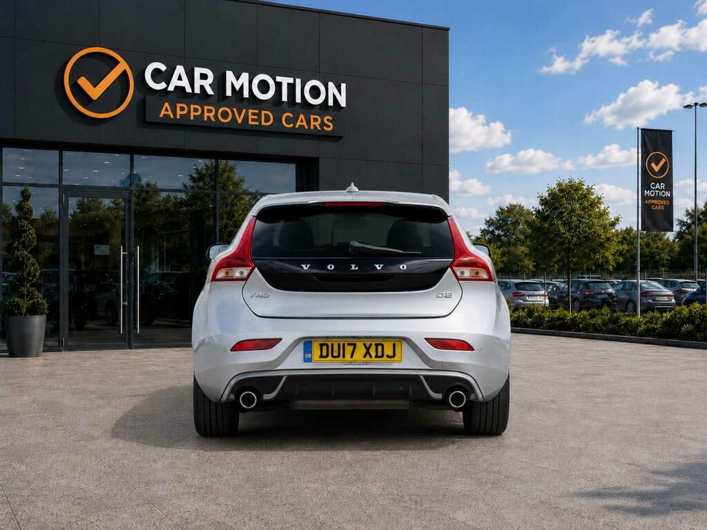 Volvo V40 2.0 V40 R-design Nav D2 DU17XDJ Silver #5