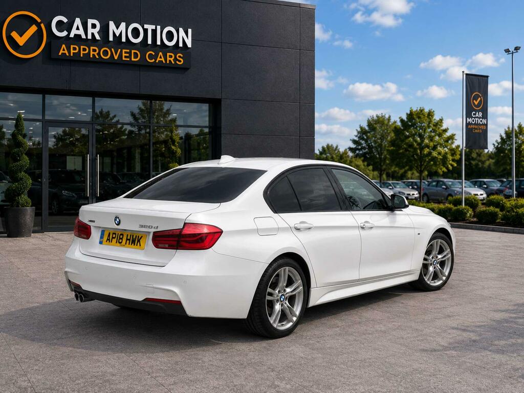 BMW 3 Series 2.0 320D Xdrive M Sport 4Wd AP18HMK White #4