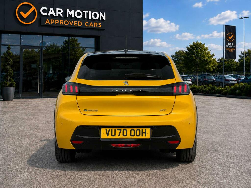 Peugeot e-208 208 Gt Ev Yellow #5