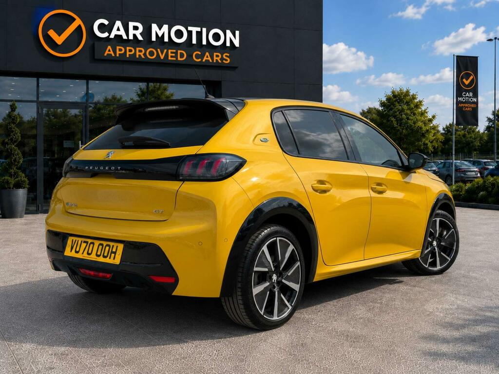 Peugeot e-208 208 Gt Ev Yellow #4