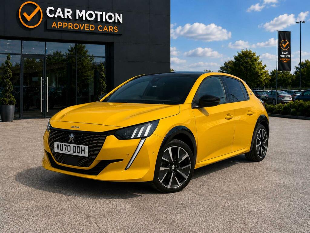 Peugeot e-208 208 Gt Ev Yellow #3