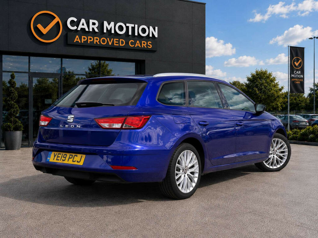 Seat Leon 1.6 Leon Se Dynamic Tdi Blue #4