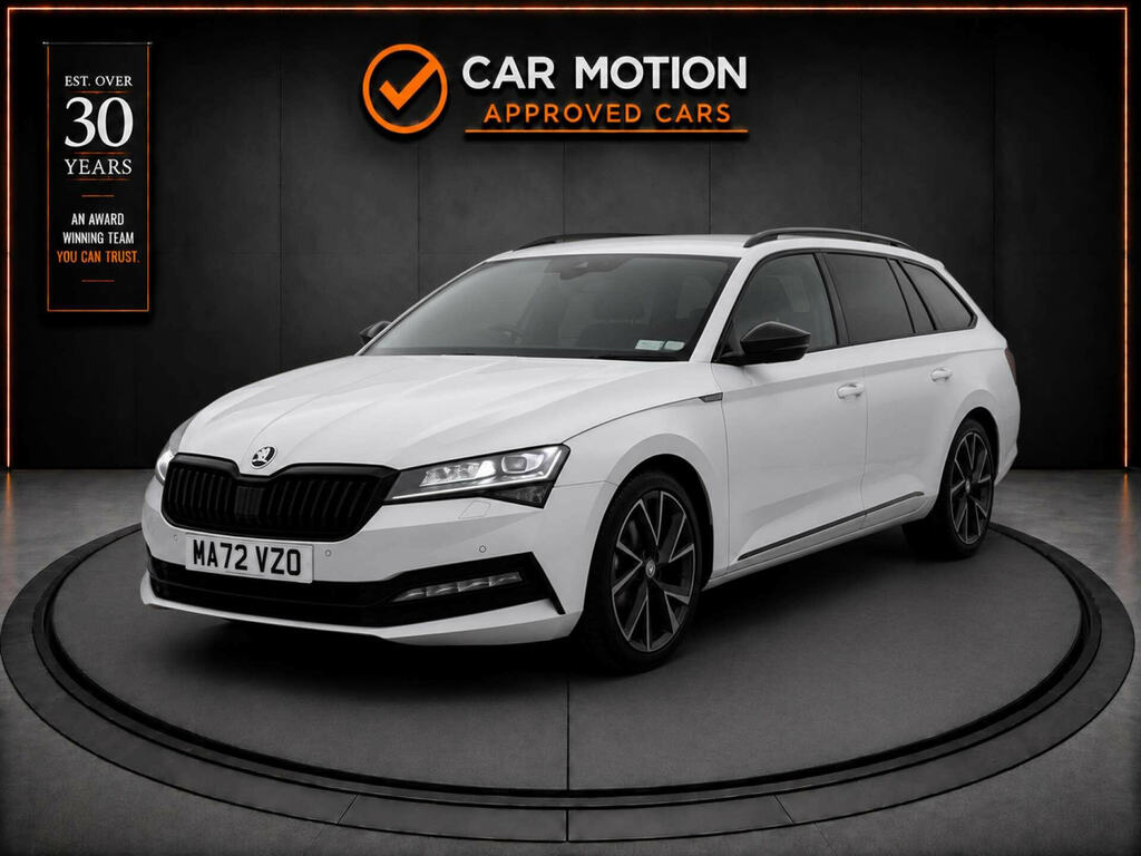 Skoda Superb 2.0 Superb Sportline Tdi White #2