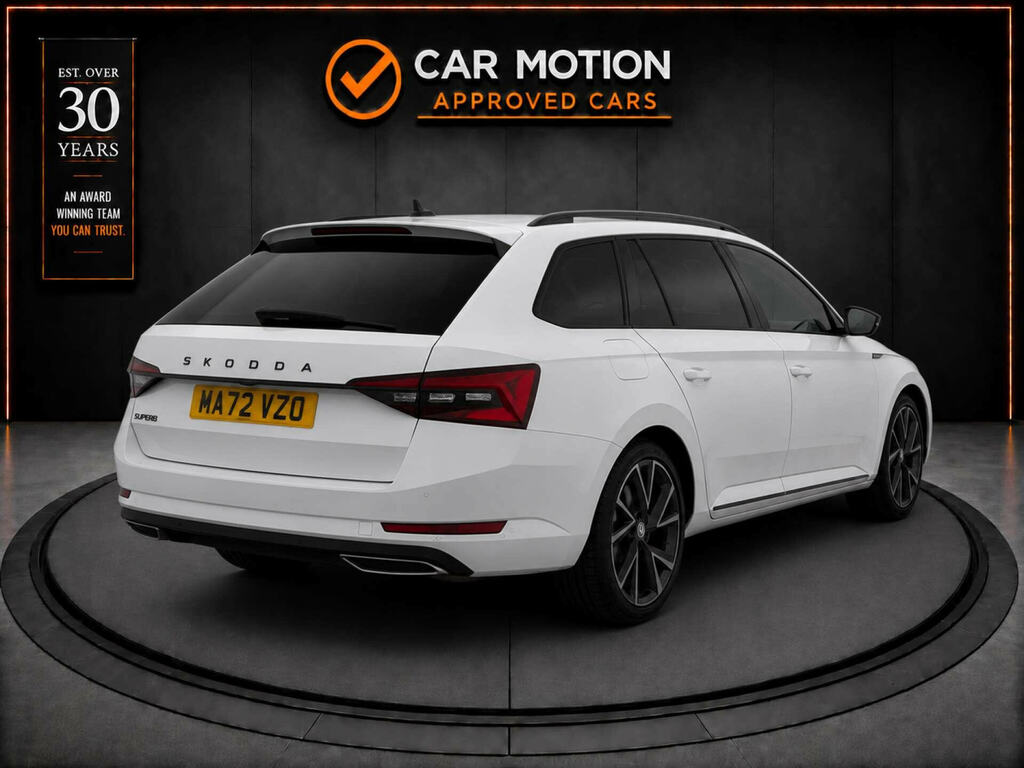 Skoda Superb 2.0 Superb Sportline Tdi White #6