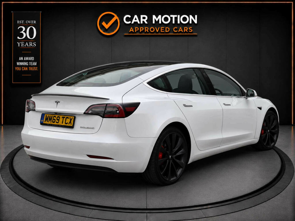 Tesla Model 3 Model 3 Performance Awd 4Wd White #4
