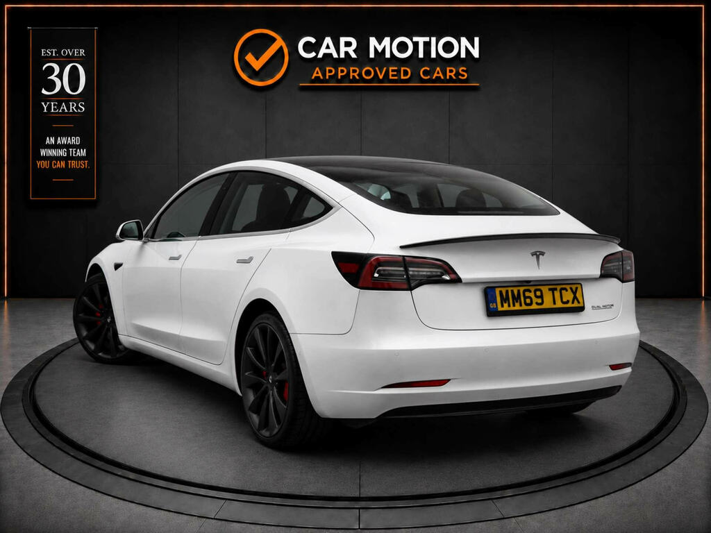 Tesla Model 3 Model 3 Performance Awd 4Wd White #6