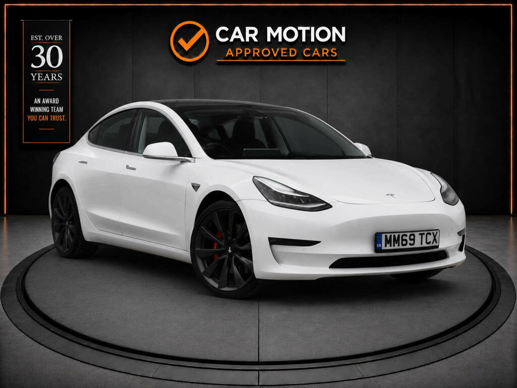 Tesla Model 3 Model 3 Performance Awd 4Wd White