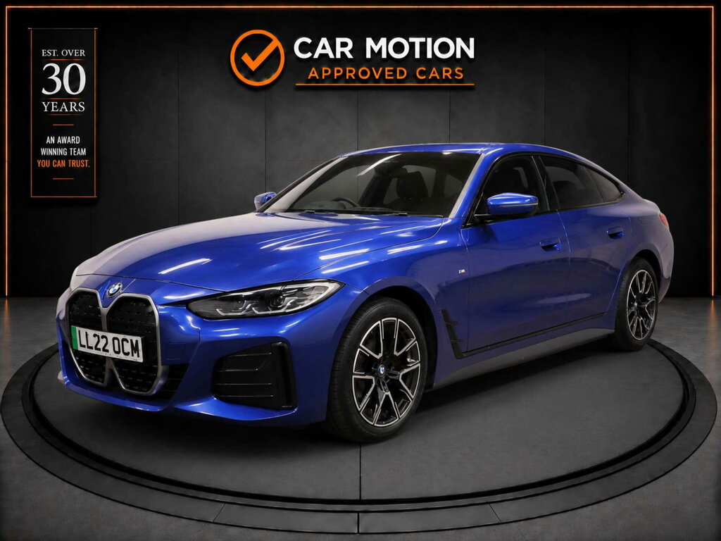 BMW i4 I4 Edrive 40 M Sport Blue #3