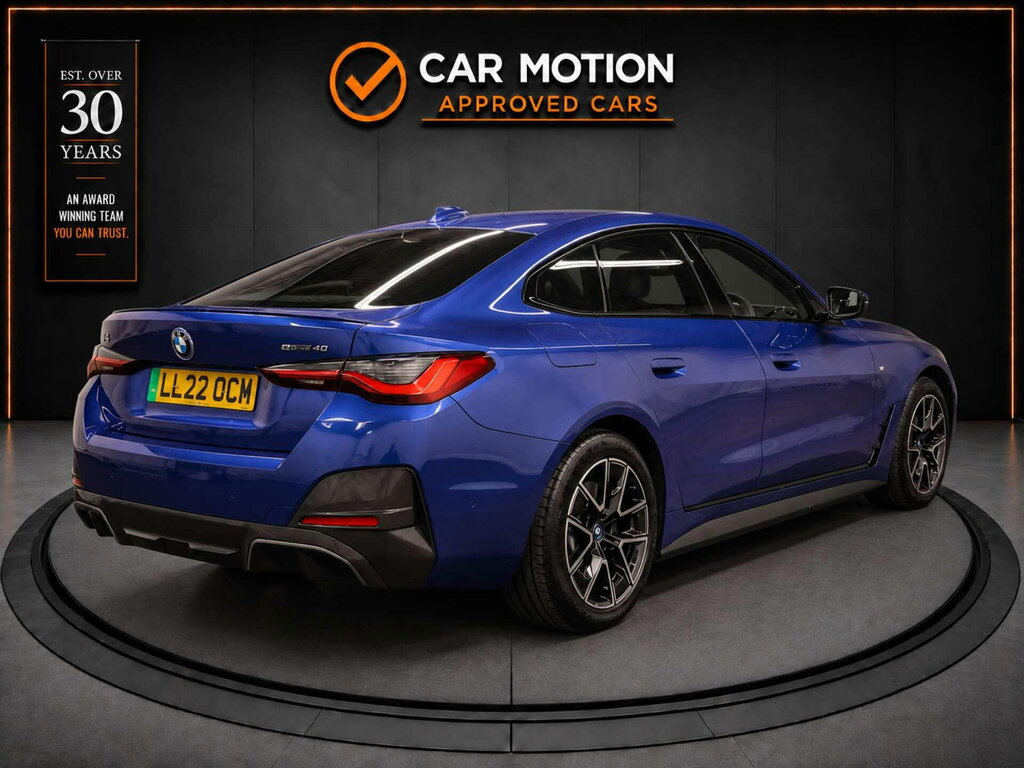 BMW i4 I4 Edrive 40 M Sport Blue #4