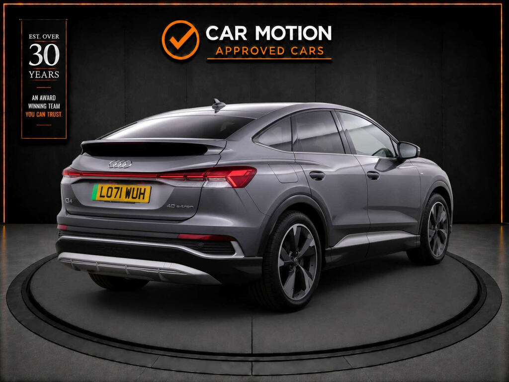 Audi Q4 E Tron Q4 E-tron Sportback 40 S Line Grey #4