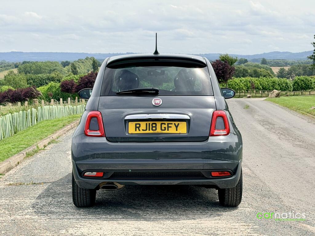 Fiat 500 1.2 S Hatchback Euro 6 Ss 69 RJ18GFY Grey #4