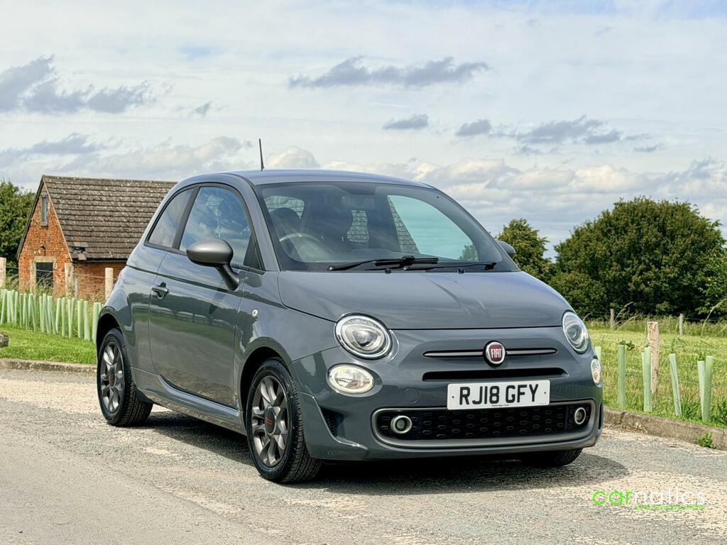 Fiat 500 1.2 S Hatchback Euro 6 Ss 69 Grey