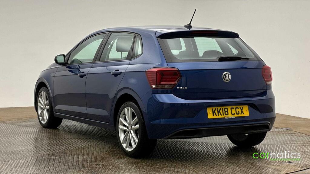 Volkswagen Polo 1.0 Tsi Sel Hatchback Euro 6 S KK18CGX Blue #3
