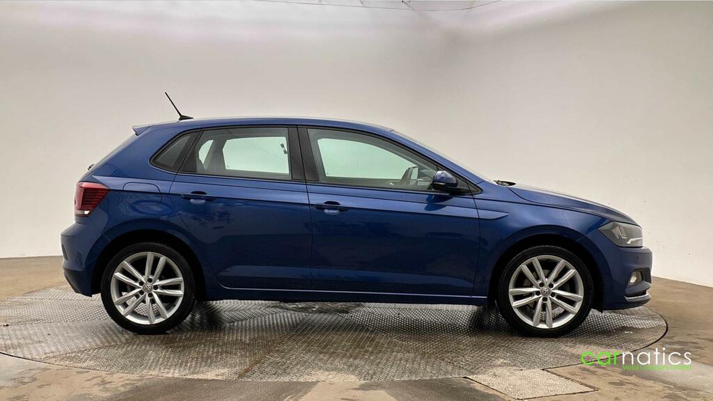 Volkswagen Polo 1.0 Tsi Sel Hatchback Euro 6 S KK18CGX Blue #2