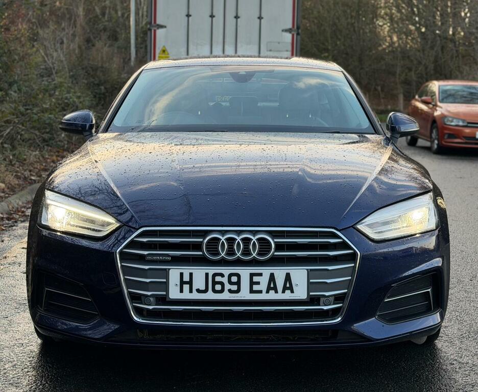 Audi A5 Hatchback 2.0 Tdi 40 Sport Sportback S Tronic Quat HJ69EAA Blue #3
