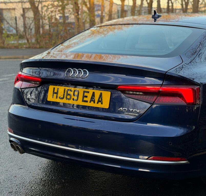Audi A5 Hatchback 2.0 Tdi 40 Sport Sportback S Tronic Quat HJ69EAA Blue #4