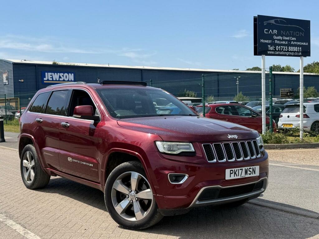 Jeep Grand Cherokee 3.0 V6 Crd Overland 4Wd Euro 6 Red