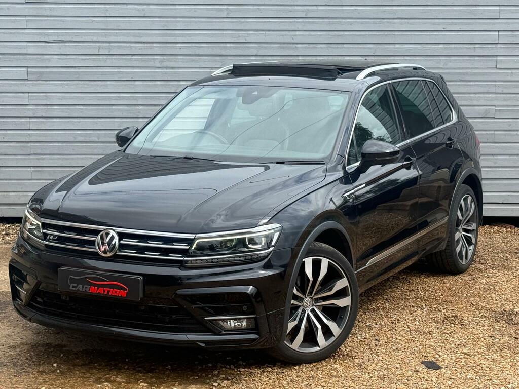 Volkswagen Tiguan 2.0 Tdi R-line Dsg 4Motion Euro 6 Ss MF67GYD Black #6