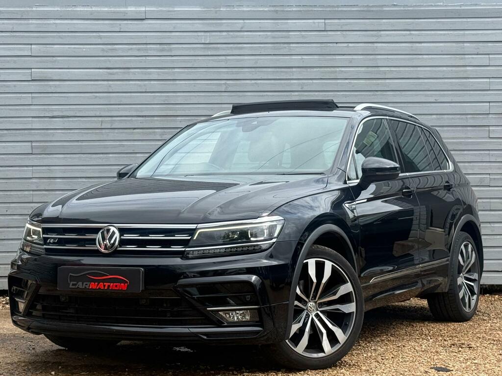 Volkswagen Tiguan 2.0 Tdi R-line Dsg 4Motion Euro 6 Ss MF67GYD Black #3