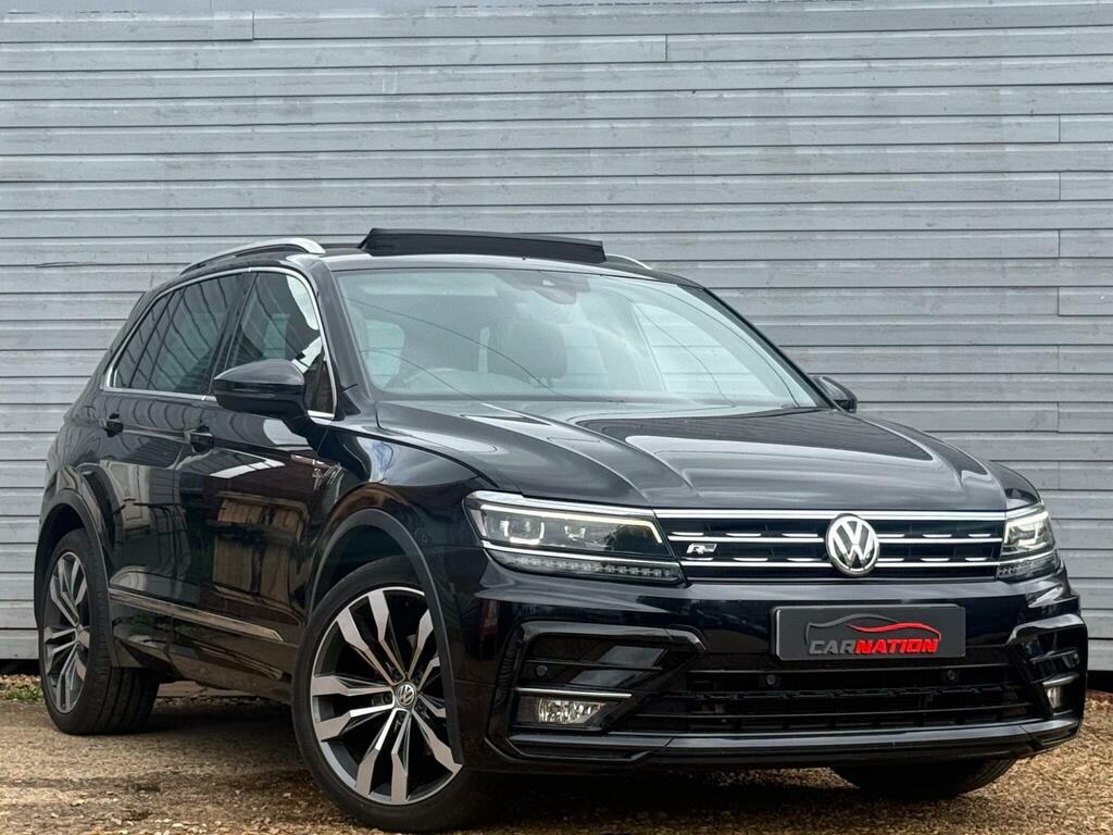 Volkswagen Tiguan 2.0 Tdi R-line Dsg 4Motion Euro 6 Ss MF67GYD Black