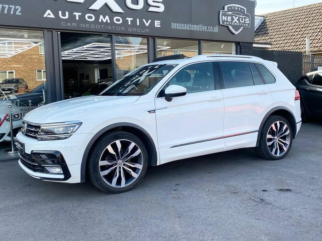 Volkswagen Tiguan Suv 2.0 Tdi Bluemotion Tech R-line Dsg Euro 6 Ss YA66ZFY White #4