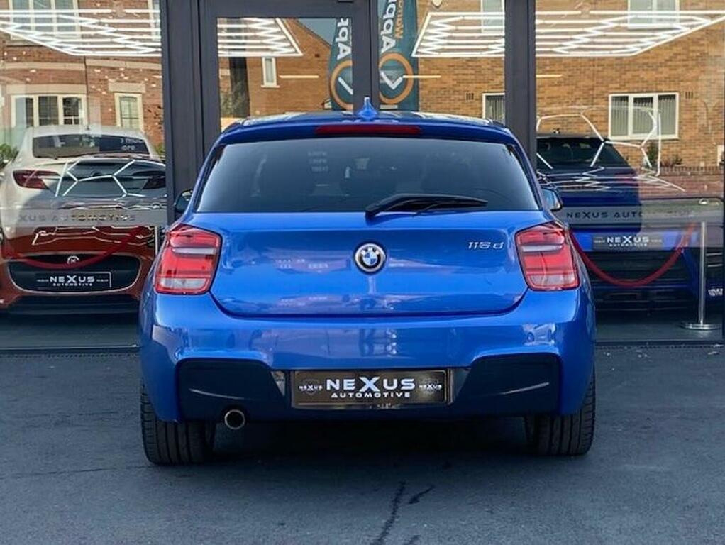 BMW 1 Series Hatchback 2.0 116D M Sport Euro 5 Ss YC14DBX Blue #3