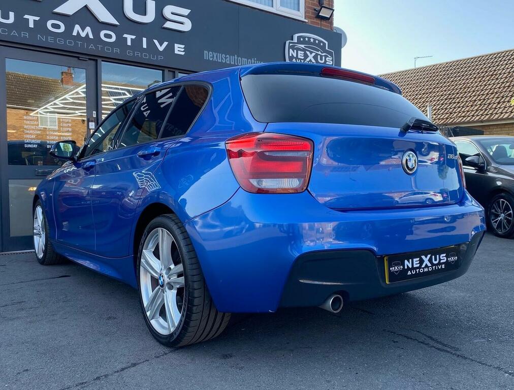 BMW 1 Series Hatchback 2.0 116D M Sport Euro 5 Ss YC14DBX Blue #5